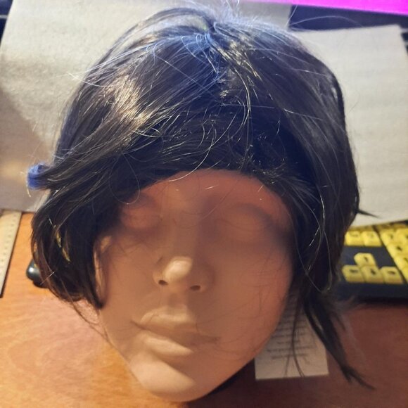 NEW TAG ! Daiaces Women Short Hair Straight Wig Black main image 4